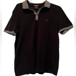 Michael Kors Black Polo Shirt Size Large